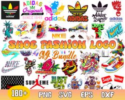 Shoe Logo Brand Bundle Svg, Shoe Brand Svg, Logo Brand Svg, Png Dxf  Eps File