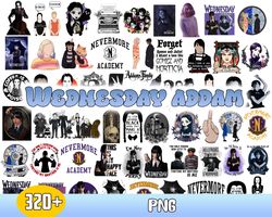 Wednesday Png Bundle, Wednesday Addams Png, Jenna Ortega Png, Thing Png
