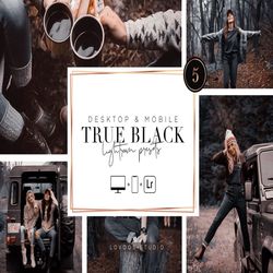 TRUE BLACK – Lightroom Presets Mobile & Desktop Presets