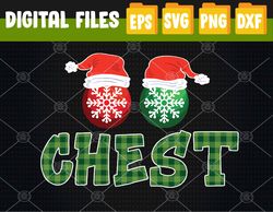 Chest Nuts Matching Chestnuts Family Funny Christmas Svg, Eps, Png, Dxf, Digital Download