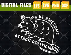Be Awesome Attack Politicians Mouse Svg, Eps, Png, Dxf, Digital Download