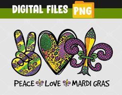 Purple Fleur De Is Lips Funny Mardi Gras Carnival PNG, Digital Download