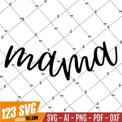 SVG Mom, Curved Mama svg file for sweaters neck, Mama, SVG FILE svg Digital download for Cricut instant download cut fil