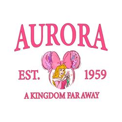 Disney Comfort Colors Aurora Kingdom Far Away SVG Cutting Files