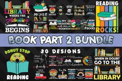 Book Bundle Part 2 - SVG, PNG, DXF, EPS Files For Print And Cricut