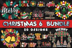 Christmas SVG Bundle - SVG, PNG, DXF, EPS Files For Print And Cricut