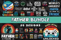 Father SVG Bundle Part 1 - SVG, PNG, DXF, EPS Files For Print And Cricut