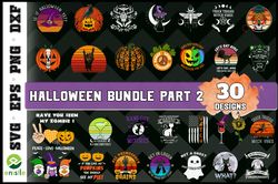 halloween svg bundle - SVG, PNG, DXF, EPS Files For Print And Cricut