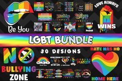 LGBT Bundle Part 3 - SVG, PNG, DXF, EPS Files For Print And Cricut