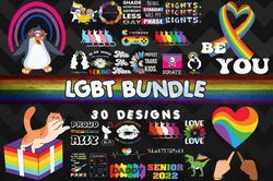 LGBT SVG Bundle Part 4 - SVG, PNG, DXF, EPS Files For Print And Cricut