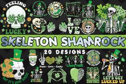 Skeleton St Patrick Day SVG Bundle