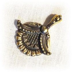 Handmade sunflower brass necklace pendant,sunflower brass charm,ukraine brass jewelry charm,jewelry making tools,sunflow