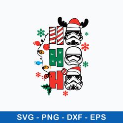 Storm Trooper Ho Ho Ho Svg, Christmas Svg, Png Dxf Eps File