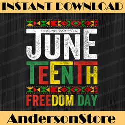 Vintage Juneteenth Freedom Day June 19th Black History Month Black History, Black Power, Black woman, Since 1865 PNG