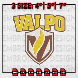 Valparaiso Beacons Embroidery files, NCAA D1 teams Embroidery Designs, Valparaiso Beacons, Machine Embroidery Pattern