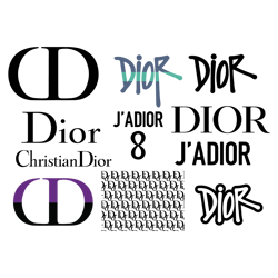 Dior Bundle Svg, Christian Dior Logo Svg ,Dior Svg File Cut Digital Download