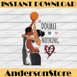 Couple Black Basketball Movies I Love You Card History Month Black History, Black Power, Black woman, Since 1865 PNG