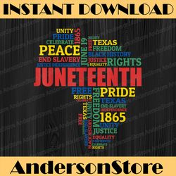 Juneteenth Africa Map Black History Afro African American BLM, Freedom, Black woman, Since 1865 PNG Sublimation