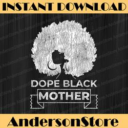 Vintage African Afro Dope Black Queen Mom Mother's Day BLM, Freedom, Black woman, Since 1865 PNG Sublimation