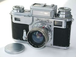 rare kiev 3 a russian contax copy 35mm camera jupiter 8 lens 1955 vintage decor