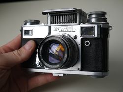 rare kiev 3a contax copy 35mm jupiter-8 lens 1956 original box vintage decor