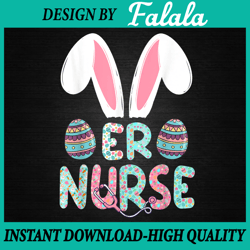 Cute Easter ER Nurse Png, RN Bunny Ears Happy Easter Png, Easter Nurse Png, Easter Png, Digital download