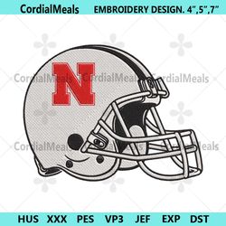 Nebraska Cornhuskers Helmet Embroidery Design Download File