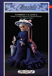 Digital Crochet Patterns Clothes for  Fashion Dolls 15 inch