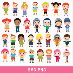 Children Bundle Svg, Children Svg, Kids Svg, Png Digital File
