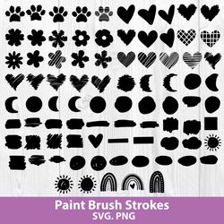 paint brush strokes bundle svg, paint brush strokes svg, paint brush svg, png file