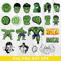 Hulk Bundle Svg, Hulk Svg, Superhero Svg, Avengers Svg, Png Dxf Eps File