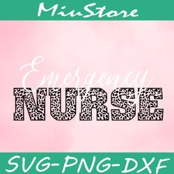 Emergency Nurse Svg,png,dxf,clipart,cricut