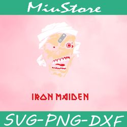 Iron Maiden Svg,png,dxf,cricut
