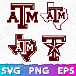 Texas A&M Logo SVG, ATM SVG, Aggie Logo, A&M logo PNG, Texas A and M University, Texas A&M Logo Transparent