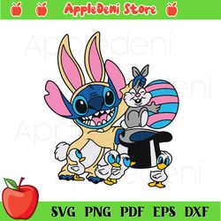 Stitch Easter Bunny svg, Stitch Svg, Easter Egg Svg, Easter Svg, Bunny Svg, Cute Bunny Face