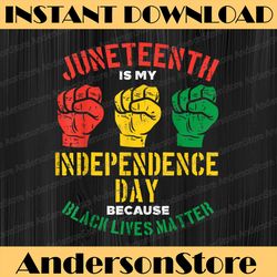 Juneteenth Is My Independence Day Because Black Lives Matter Juneteenth, Black History Month, BLM, Freedom, Black woman