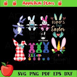Bunny Bundle Svg, Easter Svg, Bunny Svg, Bunnicorn Svg, Easter 2020 Svg, Jacob Svg, Sophia Svg, Easter Eggs Svg, Bump's