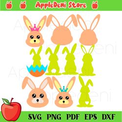 Bunny Bundle Svg, Easter day svg