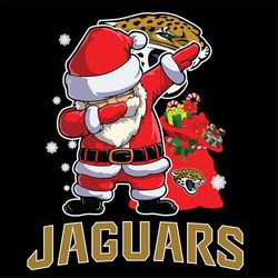 Jacksonville Jaguars Svg, Santa Dabbing Svg, Cricut File, Clipart, NFL Svg, Football Svg, Sport Svg, Love Football Svg,