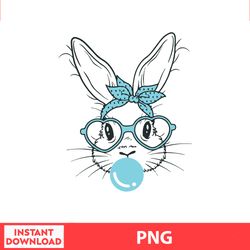 Cute Rabbit Easter Png, Easter Bunny Png, Easter Kids, Easter Character , Easter Bundle Png, Digital file