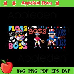 Floss Like A Boss Bundle Svg, Trending Svg, American Flag Svg, Boss Svg, Player Svg, Easter Eggs Svg, Floss Svg, Star Sv