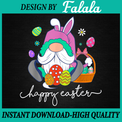 Happy Easter Bunny Gnome Png, Easter Eggs Png, Easter Gnomes Bunny Png, Easter Png, Digital download
