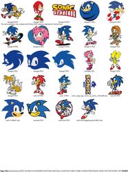 Video Game Collection Sonic The Hedgehog Embroidery Machine Designs PES JEF HUS DST EXP VIP XXX