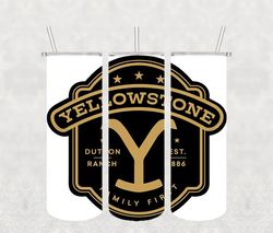 Yellowstone First Tumbler Template Sublimation Designs Download