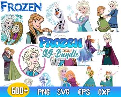 Frozen Mega Bundle Svg, Elsa Svg, Anna Svg, Olaf Svg, Disney Princess Svg, Digital Download File