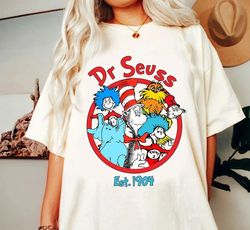 Dr Seuss Est 1904 Shirt, Green Eggs and Ham, Cat in The Hat Shirt, Whoville University Shirt, Thing 1