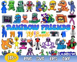 Rainbow Friends Bundle Svg, Rainbow Friends Svg, Rainbow Friends Clipart, Rainbow Friends Cut File