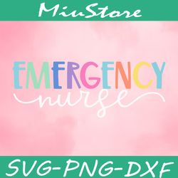 Emergency Nurse Svg,png,dxf,cricut