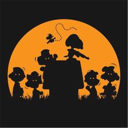 Halloween snoopy with friends svg, halloween svg, snoopy svg, friends svg, snoopy lover, snoopy clipart, snoopy cut file