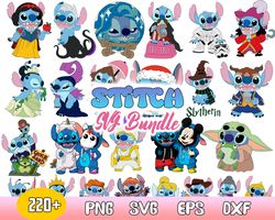 Stitch Halloween Bundle Svg, Stitch Svg, Stitch Vecto, Disney Clipart Bundle, Cricut, Instant Download